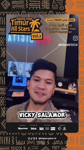 Vicky Salamor di Big Bang Stage Timur All Stars