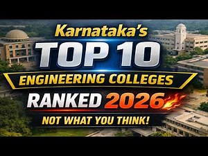 Karnataka's Top 10 Engineering Colleges RANKED 2026 | Not What You Think! 🔥