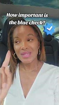 How important is blue check verification to you? #bluecheck #verified #genxpower