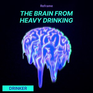 Alcohol destroys your brain's grey matter; the part of the brain involved in muscle control, and sensory perception such as seeing and hearing, memory, emotions, speech, decision making, and self-control. Reframe uses neuroscience and psychology to help change your unhealthy drinking habits one step at time: ✨ Abstinence not required 🔬 Results backed by science 🧠 Only 15 minutes a day Join today for free & start growing your grey matter back! | Reframe