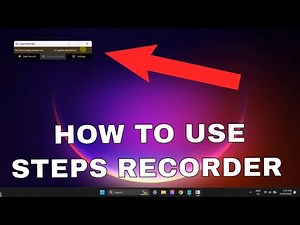 How to Use 'STEPS RECORDER' in Windows | Capture Your Actions with Text & Screenshots
