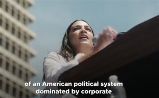 'Dominated By Corporate And Dark Money': AOC Blasts Trump In New Campaign Ad