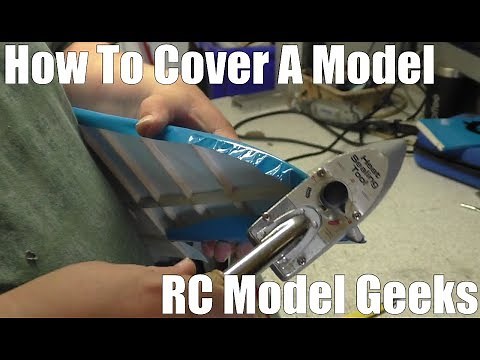 Junior 60 Build Pt2 How to cover a model Aeroplane RC Model Geeks