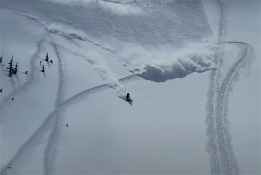 Snowmobiler Caught In Avalanche @ White Pass, Washington State
