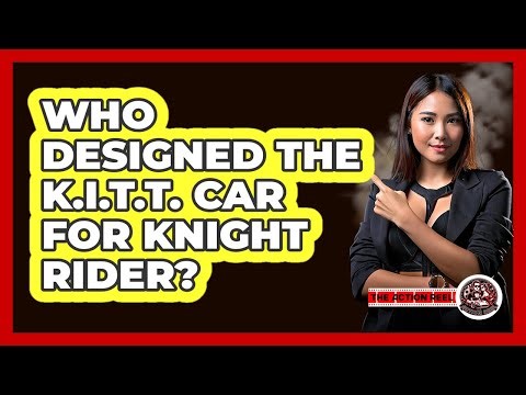 Who designed the K.I.T.T. car for Knight Rider?
