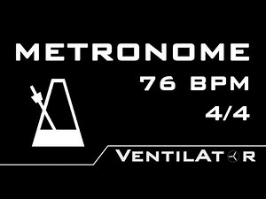 76 BPM Metronome @ 4/4 Bars Counting