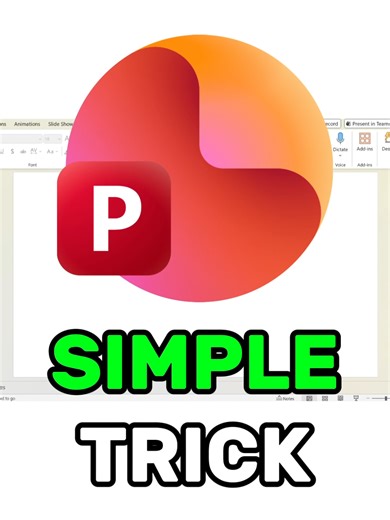 Simple PowerPoint Trick! #powerpointtutorial #powerpointpresentation #tutorial