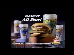 Wendy's - Jetsons the Movie Cups - Dave Thomas Theater Commercial (August 1990) [HQ; 60fps]