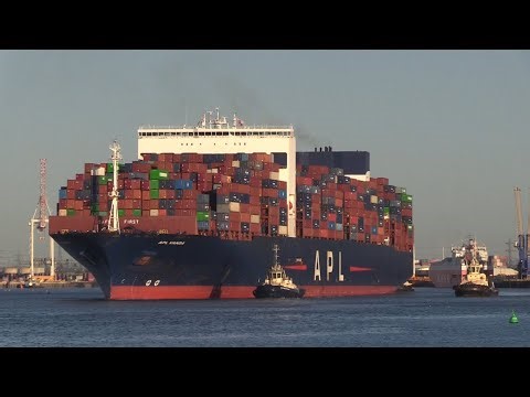 APL VANDA CONTAINER SHIP SOUTHAMPTON DEPARTURE ON 22/09/25