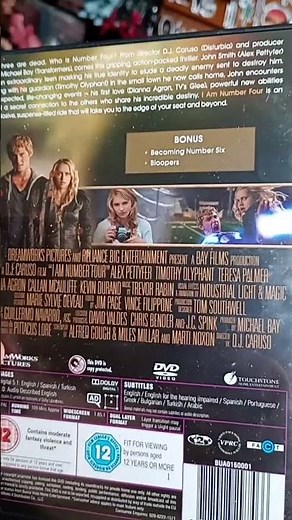 I am number 4 movie dvd