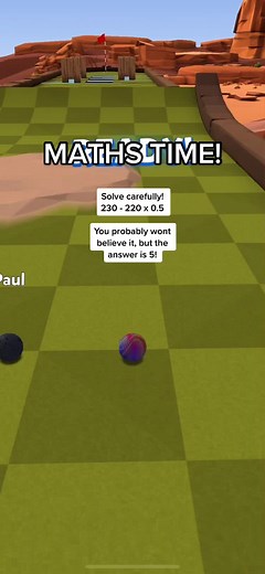 Maths #golfbattle #fyp #trickshot