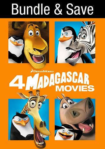 Madagascar 4-Movie Collection (Bundle)