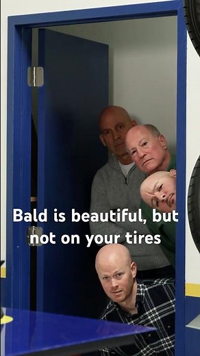 Bald is beautiful, just not on your tires