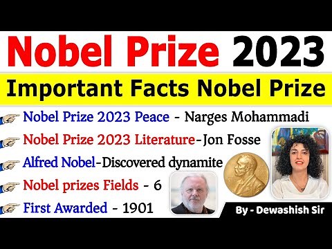 Nobel Prize 2023 | Trick | Nobel Prize Winners 2023 | Nobel 2023 | Current affairs 2023 #nobelprize