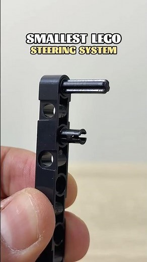 Smallest LEGO Steering System #lego #steering #mechanism