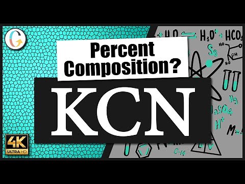 How to find the percent composition of KCN (Potassium Cyanide)