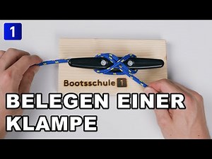 Belegen einer Klampe | Sportbootführerschein