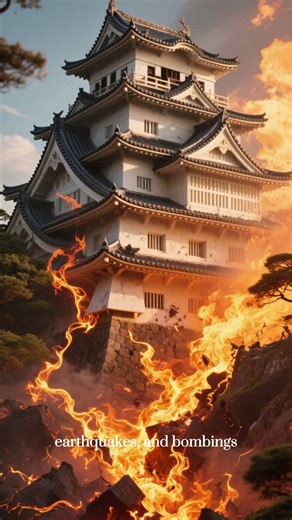This Japanese Castle Outsmarted Every Attack For Centuries #history #samurai #japan #shorts