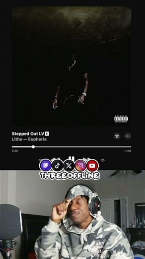 three! Reacts to Lithe "Stepped Out LV" #explore