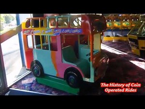 1990s Cointronics Coin Operated Bus Kiddie Ride - Play Bus