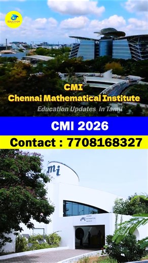 🎓 Maths Lovers க்கு Golden Opportunity 😱😨 India வில் Top Maths Institute😱CMI Entrance Exam 2026❗