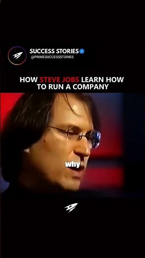 HOW STEVE JOBS LEARN HOW TO RUN A COMPANY #stevejobs #entrepreneur #apple #motivation