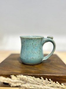 Small Robins Egg Blue With Speckles Ceramic Coffee Cup, Artisan Drinkware, Handmade Pottery Mug, - Etsy