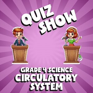 Circulatory System QUIZ SHOW Science Game - No Prep Grade 4 Review