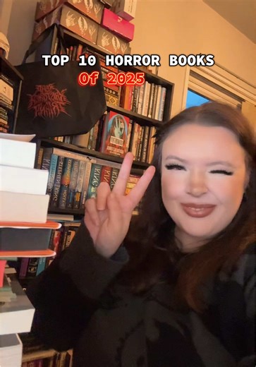 Top 10 horror books of 2025, except it’s really 12. ✌️ If you wanna hear more thoughts on these I have a more detailed video on my page #tophorrorbooks #besthorrorbooks #top10books2025 #top10horrorbooks #horrorbooktoker