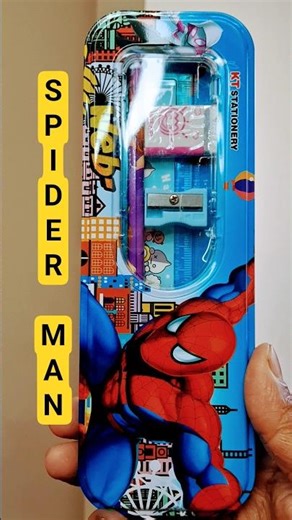 😮 Spider Man Pencil Box #foryou #shorts