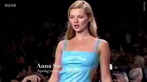 Kate Moss catwalk history
