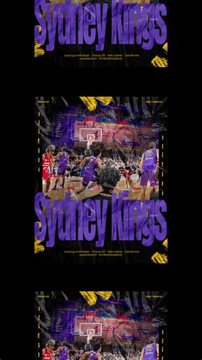 Sydney Kings Basketball Poster Design Inspiration