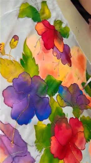 Transform Plain Silk into Art | Painting Tutorial