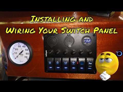 How to Install and Wire a Boat Switch Panel - Boston Whaler Restoration - Part 17