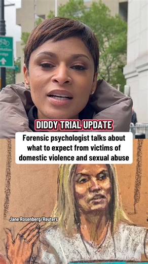 Clinical and forensic psychologist Dr. Dawn Hughes took the stand Wednesday in the trial of Sean "Diddy" Combs. Testifying as an expert witness for the government, Hughes, who specializes in domestic violence and trauma, discussed post-traumatic stress disorder and its connection to abusive relationships. She spoke in general terms and did not evaluate Cassie Ventura. CBS News' Jericka Duncan reports from outside the Manhattan courthouse. https://cbsn.ws/3Sdq7nR | CBS News
