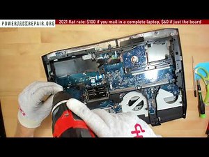 The most OVERENGINEERED laptop ever Sager Clevo p870dm2-s charge port power jack repair fix