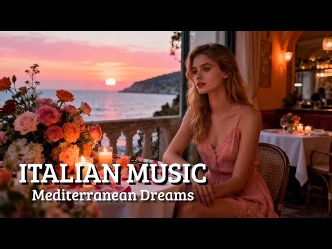 Italy Relaxing Instrumental 🎶 2+ Hours Mediterranean Vibes from Amalfi & Lake Como