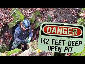 Exploring the deepest pit in Indiana! 😳