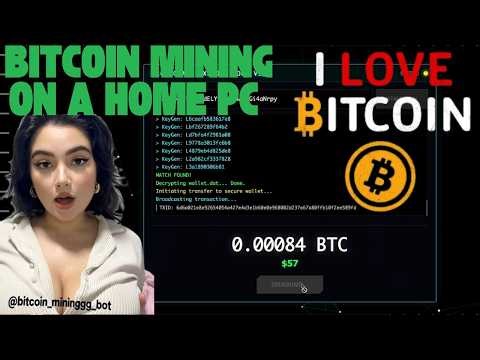 🔥 Bitcoin Mining on a Home PC – 0.0084 BTC Earned (2026 Guide)