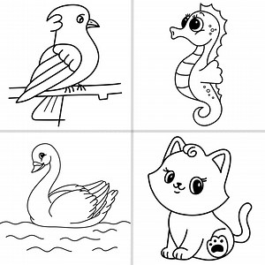 🐦🐱 Tutorial de dibujos de animales paso a paso para principiantes. 😍😍😍 drawings tutorial for beginners #art #dibujosfaciles #dibujar #dibujos #drawing #aprenderadibujar #comodibujar #draw #drawingart #comodibujar #videosvirales #awesome #hermoso #viral #easydraw #videosvirales #PRINCIPIANTES #videostutorial #commentdessiner #comodibujar #howtodraw #pajaro #leon #gato #caballitodemar #cisne #swan #cat #seahorse #chicken #easydrawing #creative #videoseducativos #drawinforbeginners #satisfying