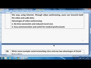 Class 7 Computer Chapter 8 Internet and Web Services Question and Answers