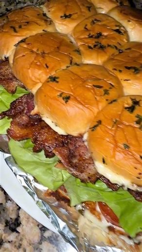 Was in the mood for a little snack #blt #sliders #chefbae | Chef Bae