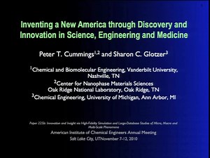 Inventing a New America through Discovery and Innovation in Science, Engineering and Medicine