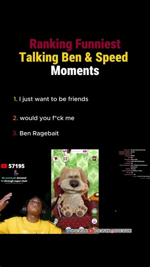 Ranking The Funniest Talking Ben and Ishowspeed moments!