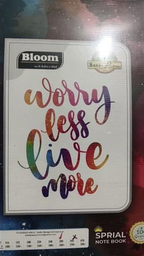 worry less live more