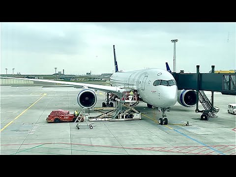 Scandinavian Airlines SAS A350-900 Copenhagen (CPH) - San Francisco (SFO) Flight [4K]