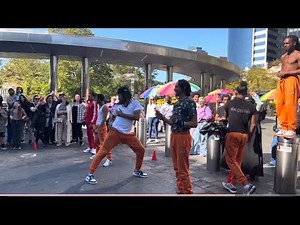 4K | Street Dancers in Downtown New York #travel #dance #YouTube #lifestyle #viralvideo