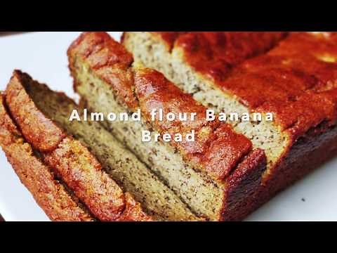 How to make Almond Flour Banana Bread | Gluten Free | Moist bread ever | Healthy eating