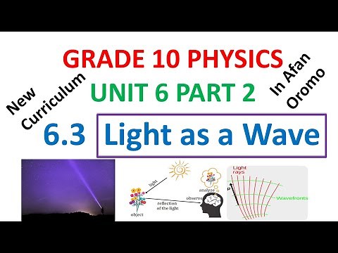 Grade 10 Physics Unit 6 Part 2 Light as a wave_new curriculum_in Afan Oromo