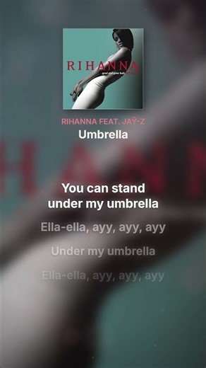 Rihanna - Umbrella (Lyrics)